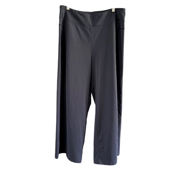 Soma Tranquility Intimates Womens M Wide Leg Gray Pull-On Pants Lounge - Picture 2 of 9